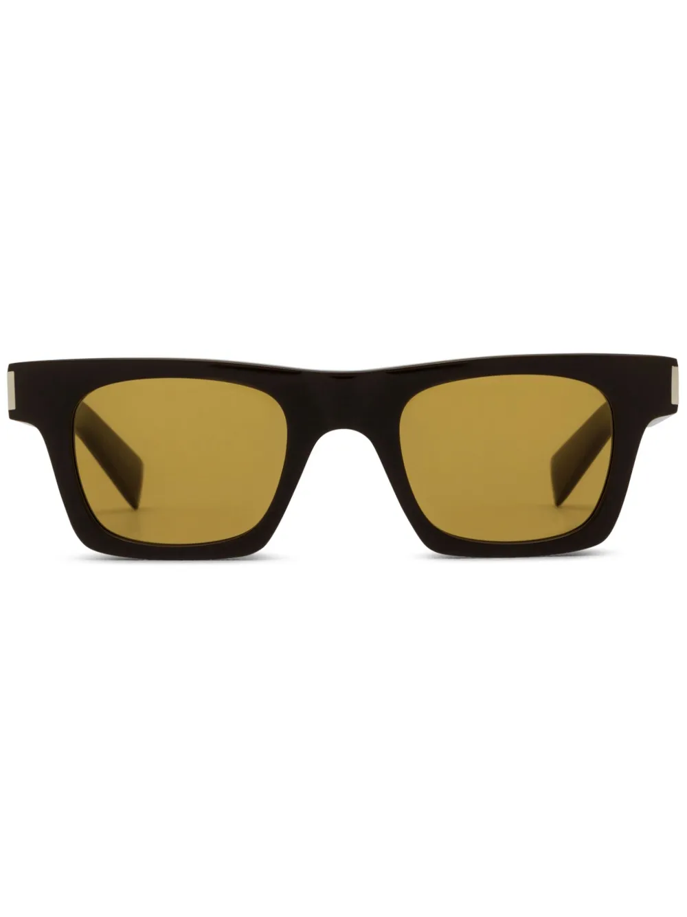 

Солнцезащитные очки с логотипом Saint Laurent Eyewear, коричневый