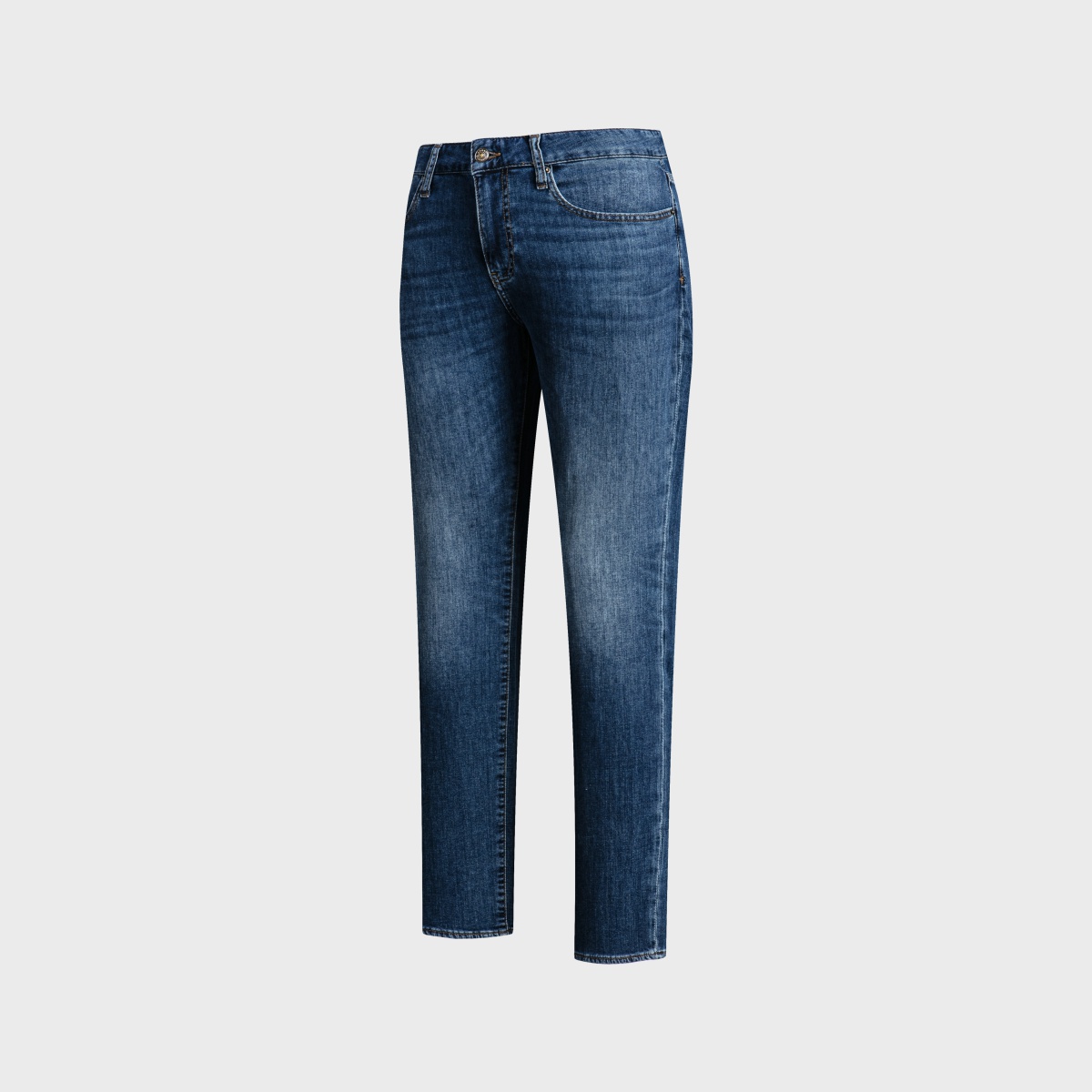 EMPORIO ARMANI Джинсы мужские Denim Blue Moderate Straight Fit — фото 3
