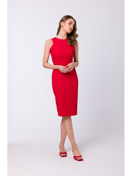

Коктейльное платье regular fit Stylove, красный