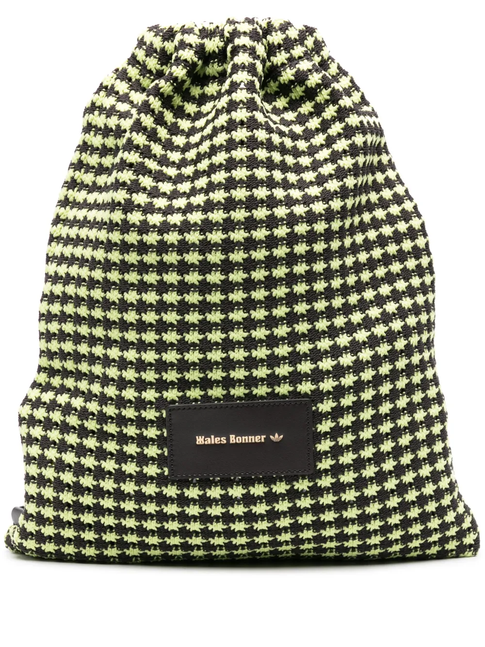 

Спортивная сумка в технике кроше Adidas, желтый