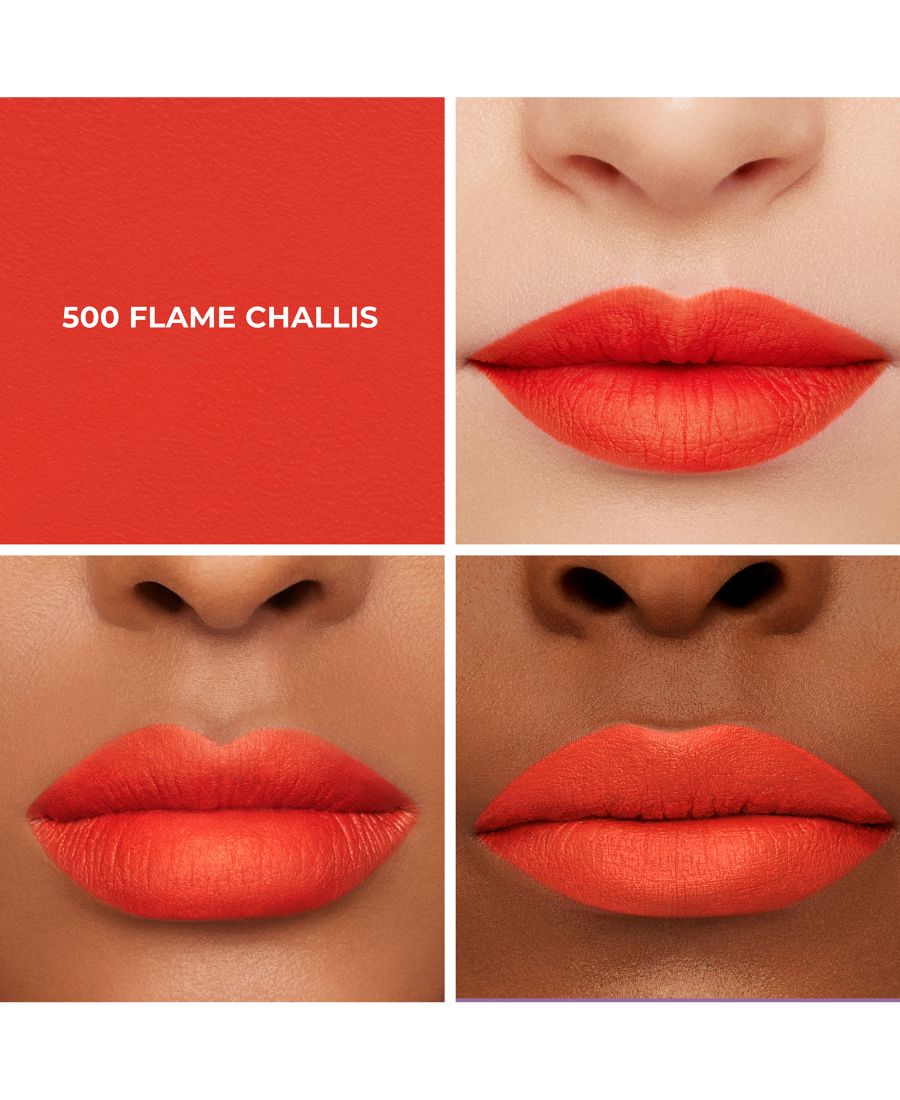 Сменный блок матовой помады Caviar Smoothing Matte Lipstick Laura Mercier, цвет 500 flame challis — фото 2