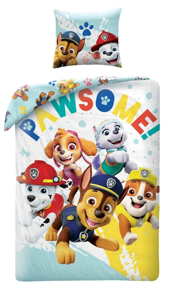 

Комплект постельного белья Paw Patrol Pawsome 140х200+70х90см 100% хлопок эко Halantex