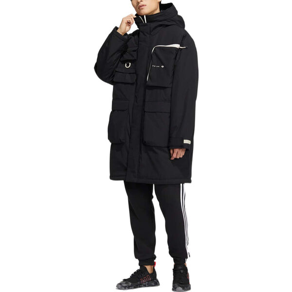 Куртка rifta padded jacket 'black' Adidas, черный — фото 2