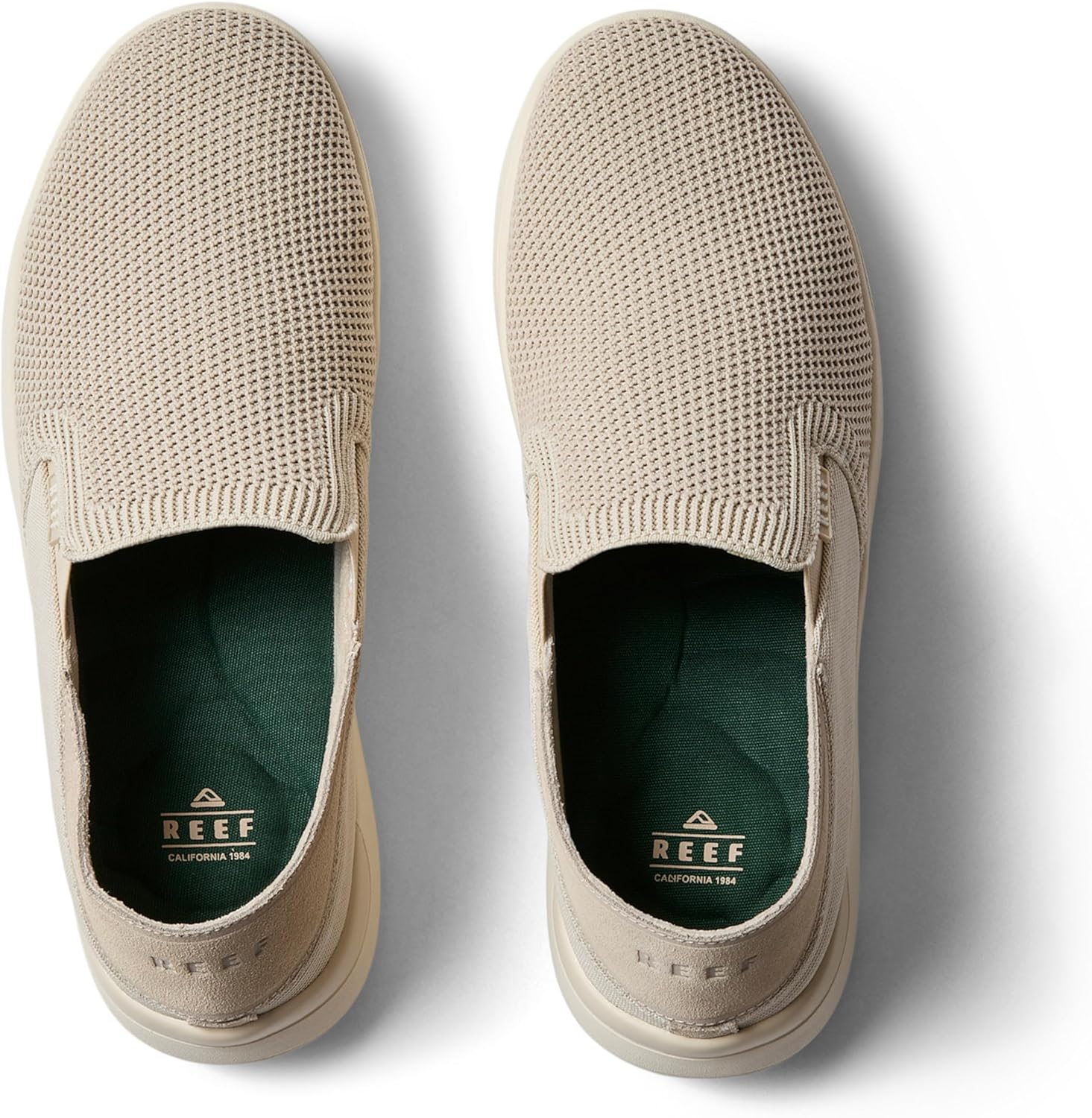 Мужские кроссовки REEF, Neptune Slip On, Tan — фото 4