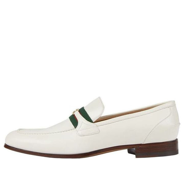 

Кроссовки ha ha ha loafer with interlocking g 'white' Gucci, белый