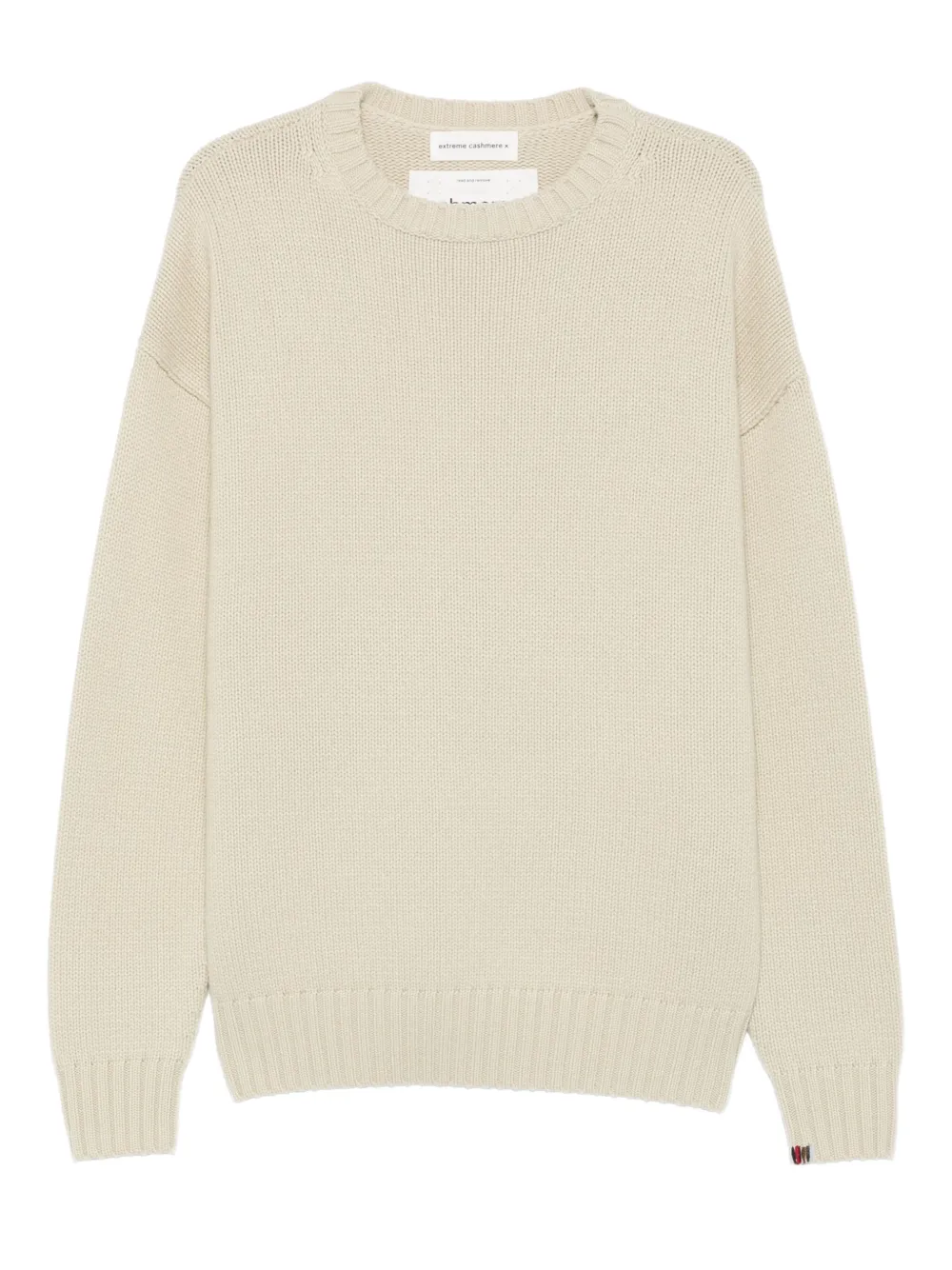 

Кашемировый свитер с круглым вырезом extreme cashmere, зеленый