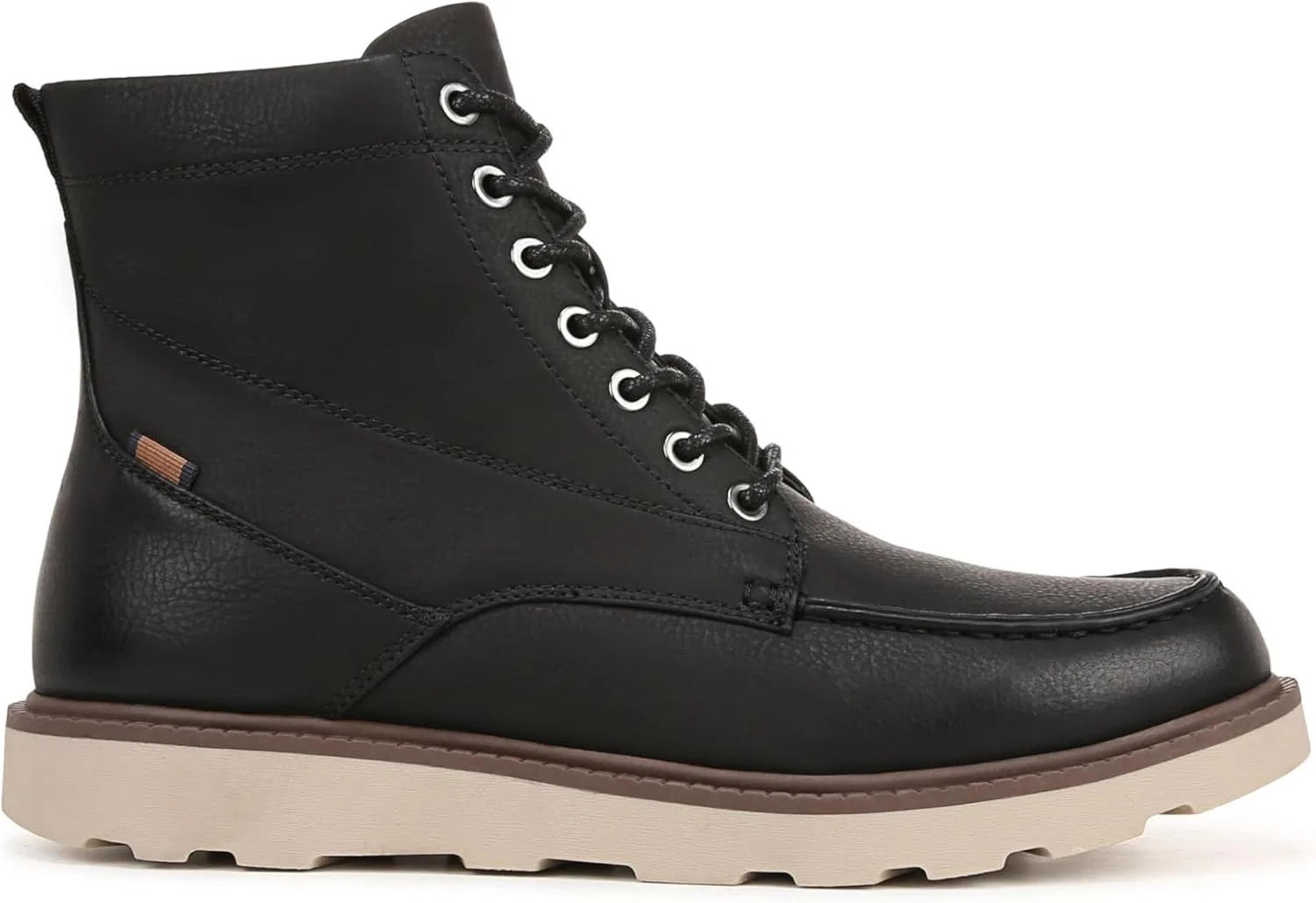 Мужские ботинки Dr. Scholl's Manchester на шнуровке, укороченные, Black (Black Synthetic Leather) — фото 4