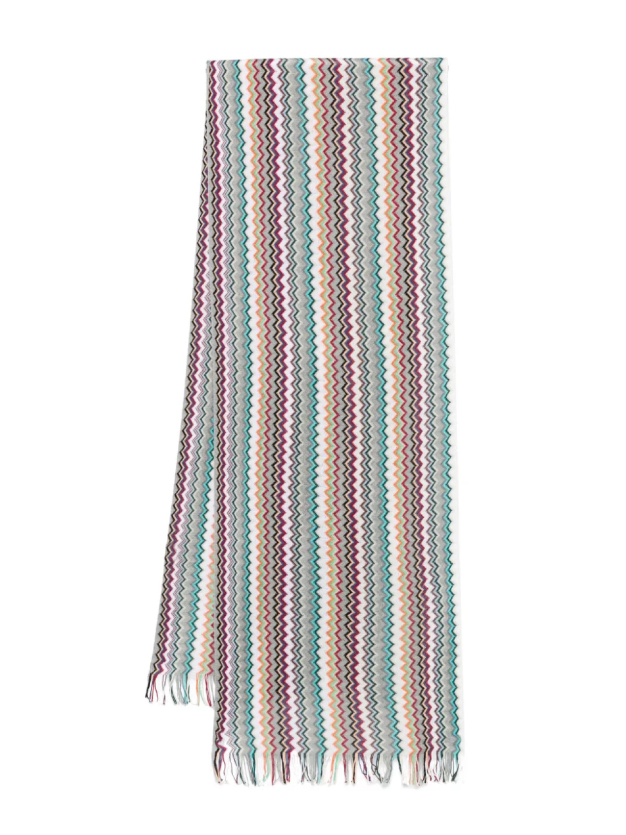 

Шарф зигзагообразной вязки Missoni, белый