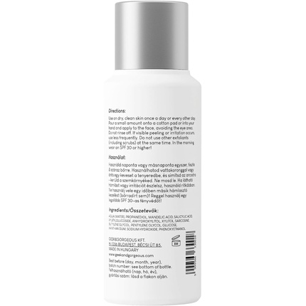 Пилинг Geek & Gorgeous — Средство для эксфолиации Cheer Up % Mandelic and BHA Liquid Exfoliant for Enlarged Pores — фото 3