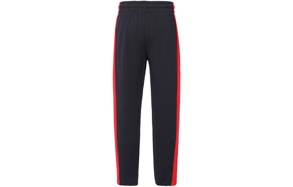 Брюки men's retro splicing knit sports pants/trousers/joggers black Nike, мультиколор — фото 2