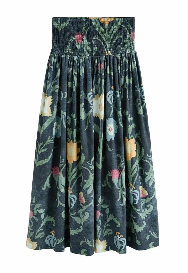 Макси-Юбка стандартного кроя от national trust Next, Navy Floral — фото 3