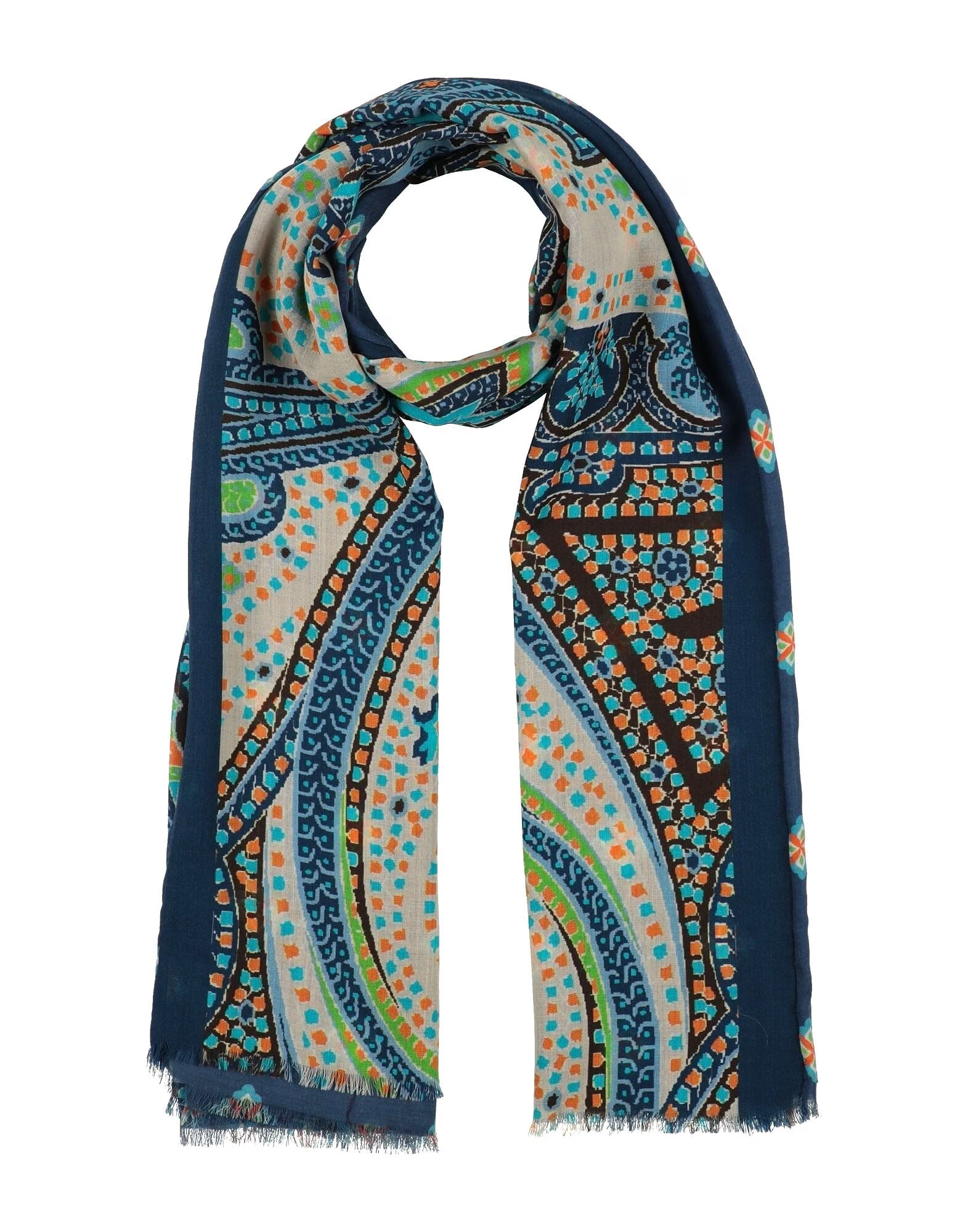 

Шарф Rosi Collection, глубокий бирюзовый