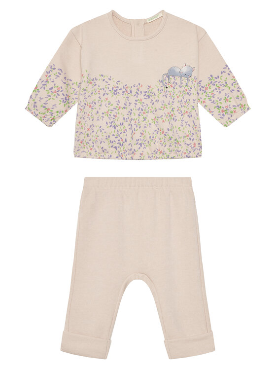 

Спортивный костюм regular fit 34ESAK011 United Colors Of Benetton, бежевый