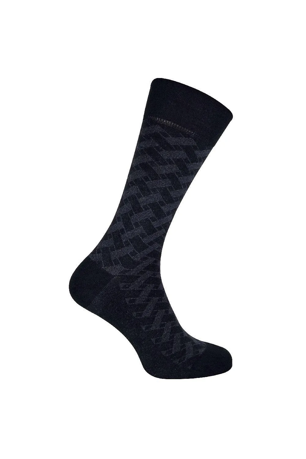

Дышащие деловые носки с бамбуковым узором Sock Snob, серый