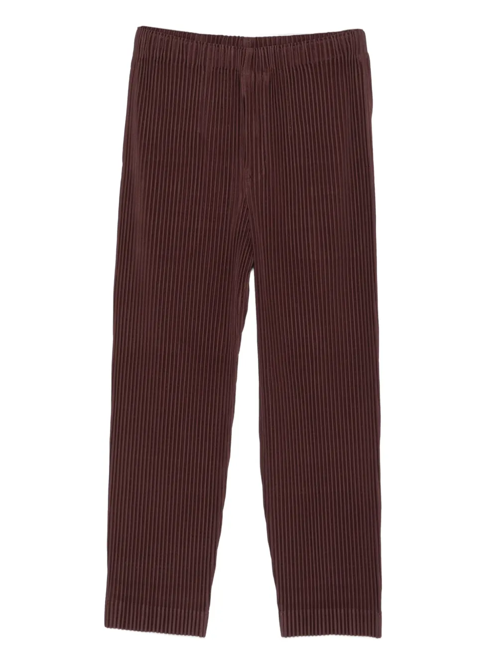 

Укороченные брюки со складками Homme Plissé Issey Miyake, коричневый