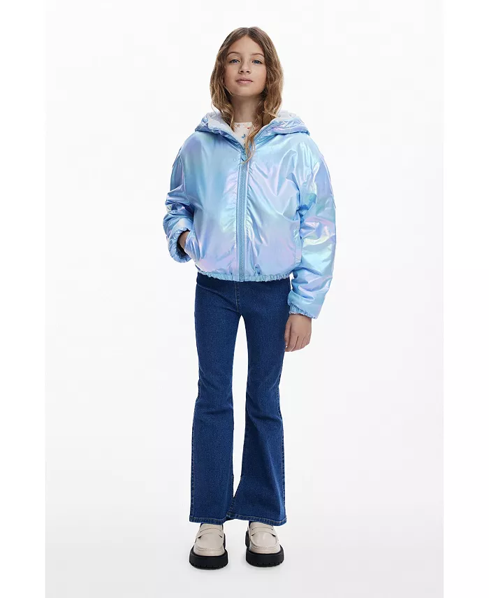 Детская двусторонняя утепленная куртка Desigual, синий — фото 2