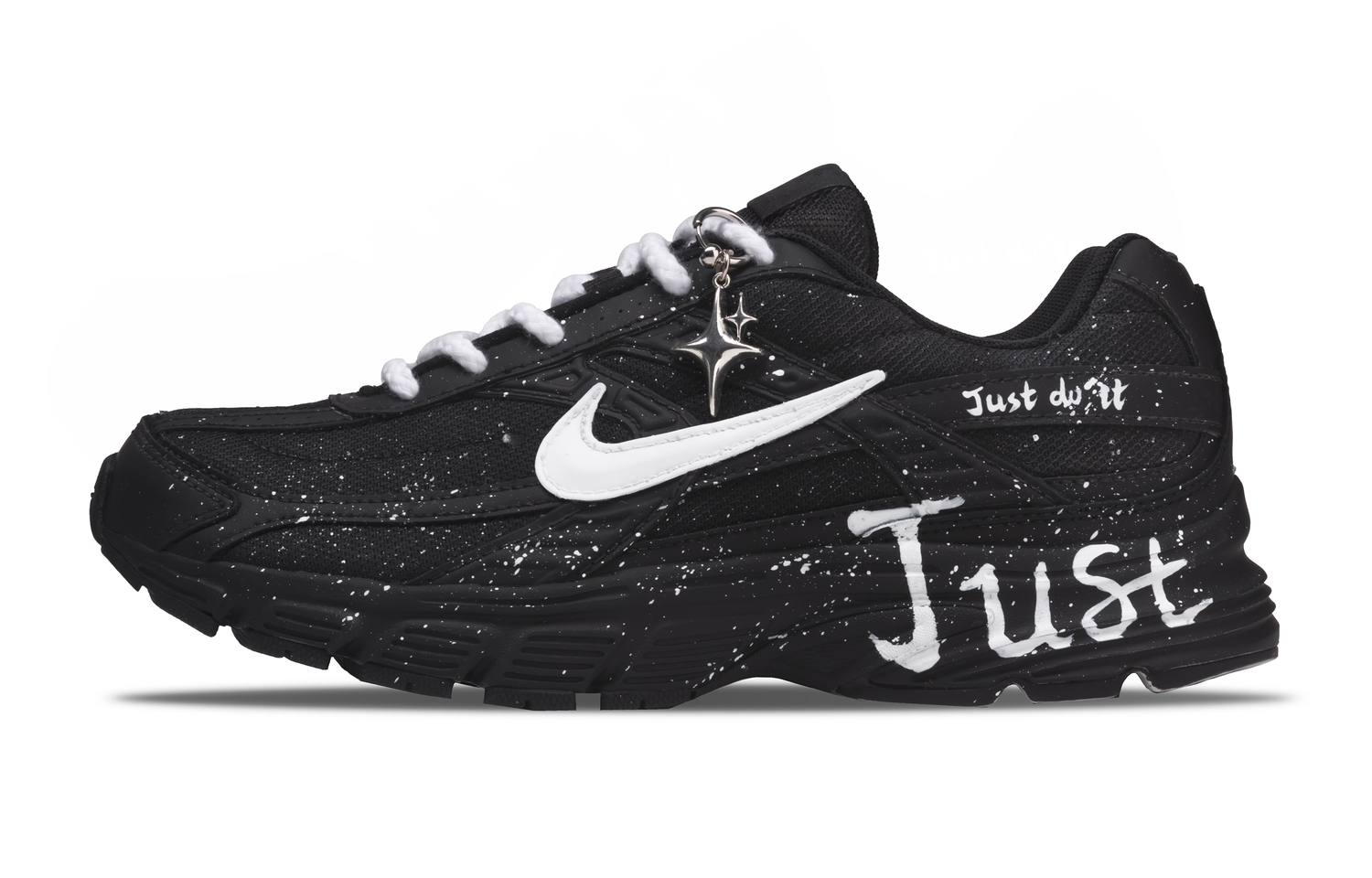 

Nike Кроссовки для бега и повседневной городской носки с амортизацией, дышащие, с широким покрытием, унисекс черно-белые Passion Runner, цвет Passion Runner (Black White)