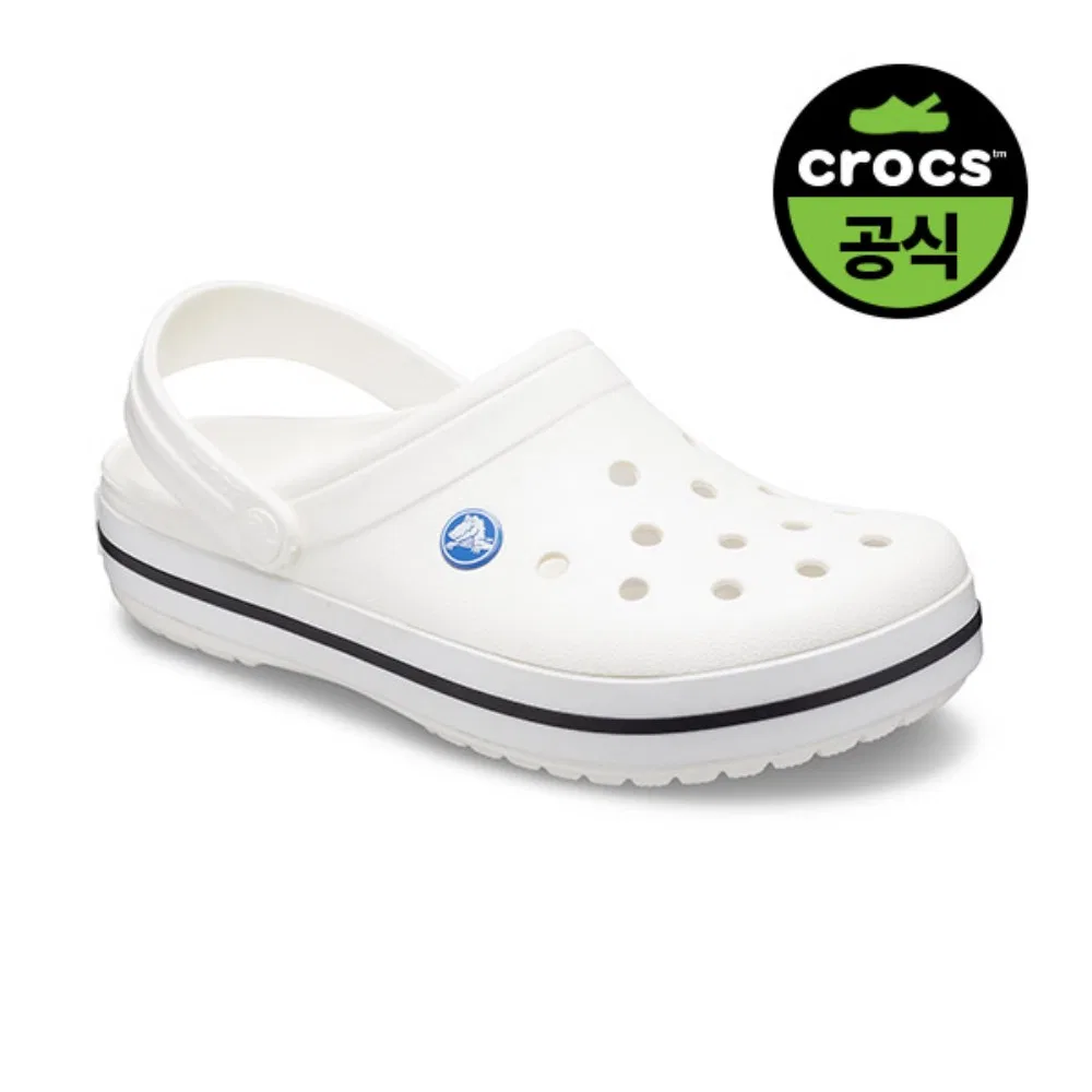 Мужские клоги Crocband белые от Crocs — фото 2