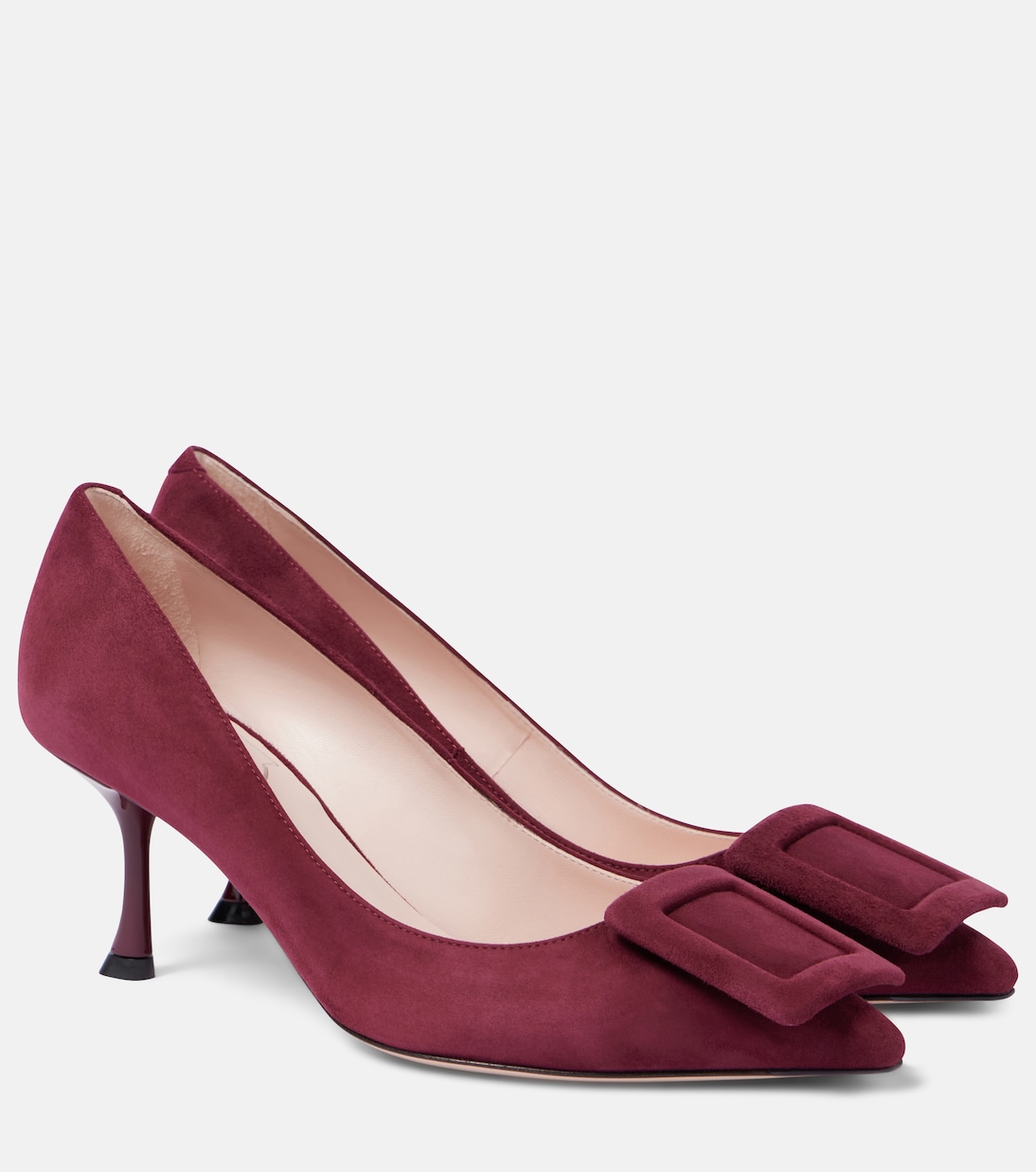 Туфли-лодочки Viv' In the City 65 из кожи Roger Vivier, бордовый