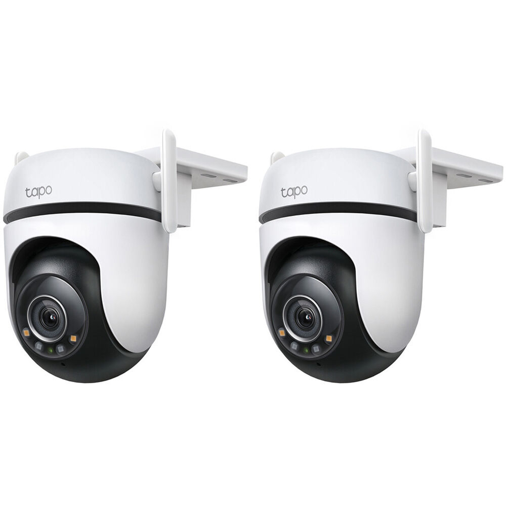 

TP-Link Tapo C520WS 4-мегапиксельная уличная панорамная и наклонная Wi-Fi-камера видеонаблюдения с ночным видением и прожекторами (комплект из 2 шт.)