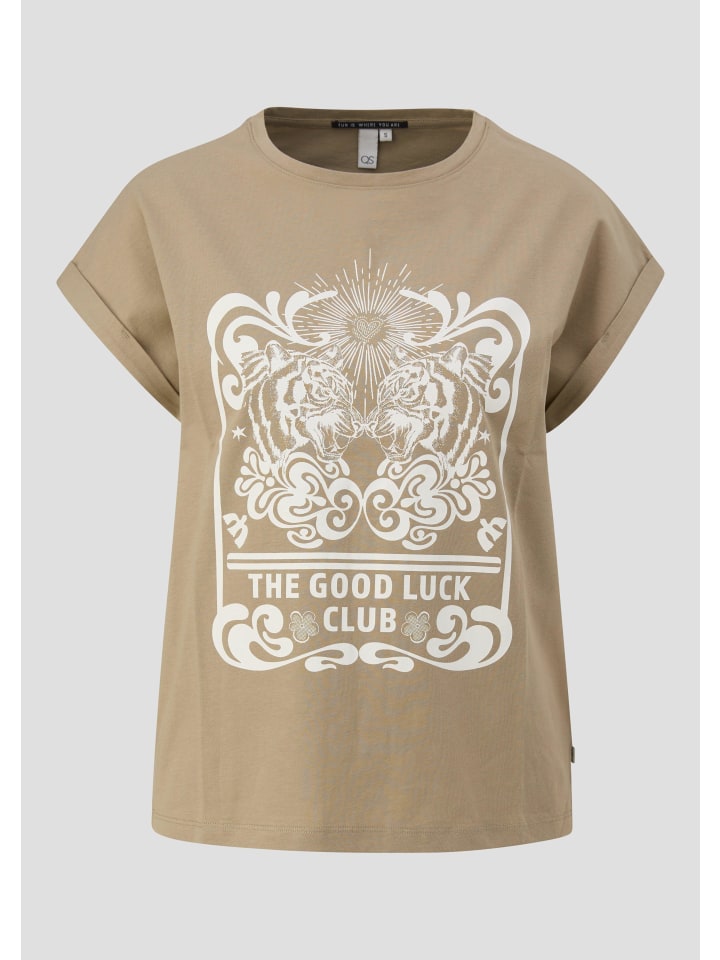 

Футболка QS, оливковый