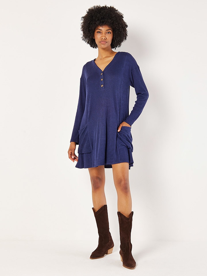 

Apricot Платье темно-синего цвета