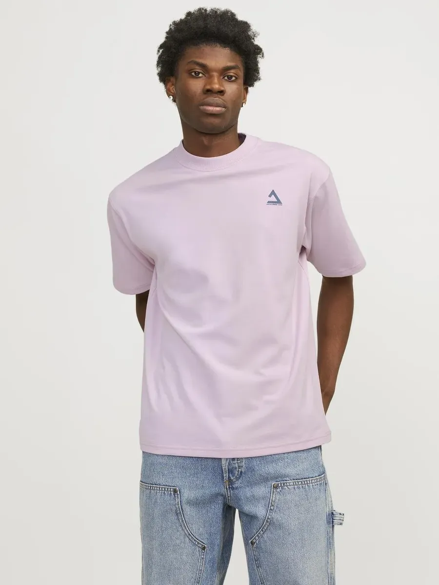 

Футболка Jack & Jones "JCOTRIANGLE SUMMER TEE SS CREW NECK SN", цвет Winsome Orchid