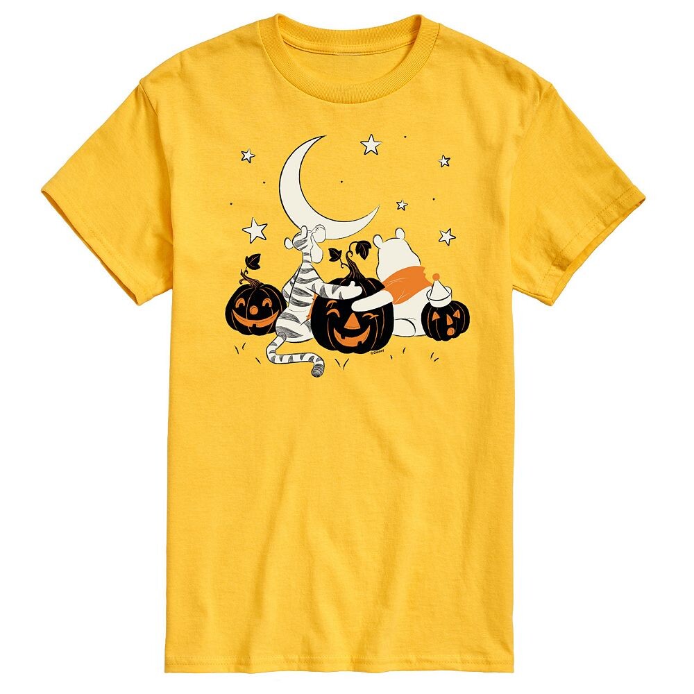 

Мужская футболка Disney's Winnie the Pooh с рисунком тыквы Tigger & Pooh, желтый