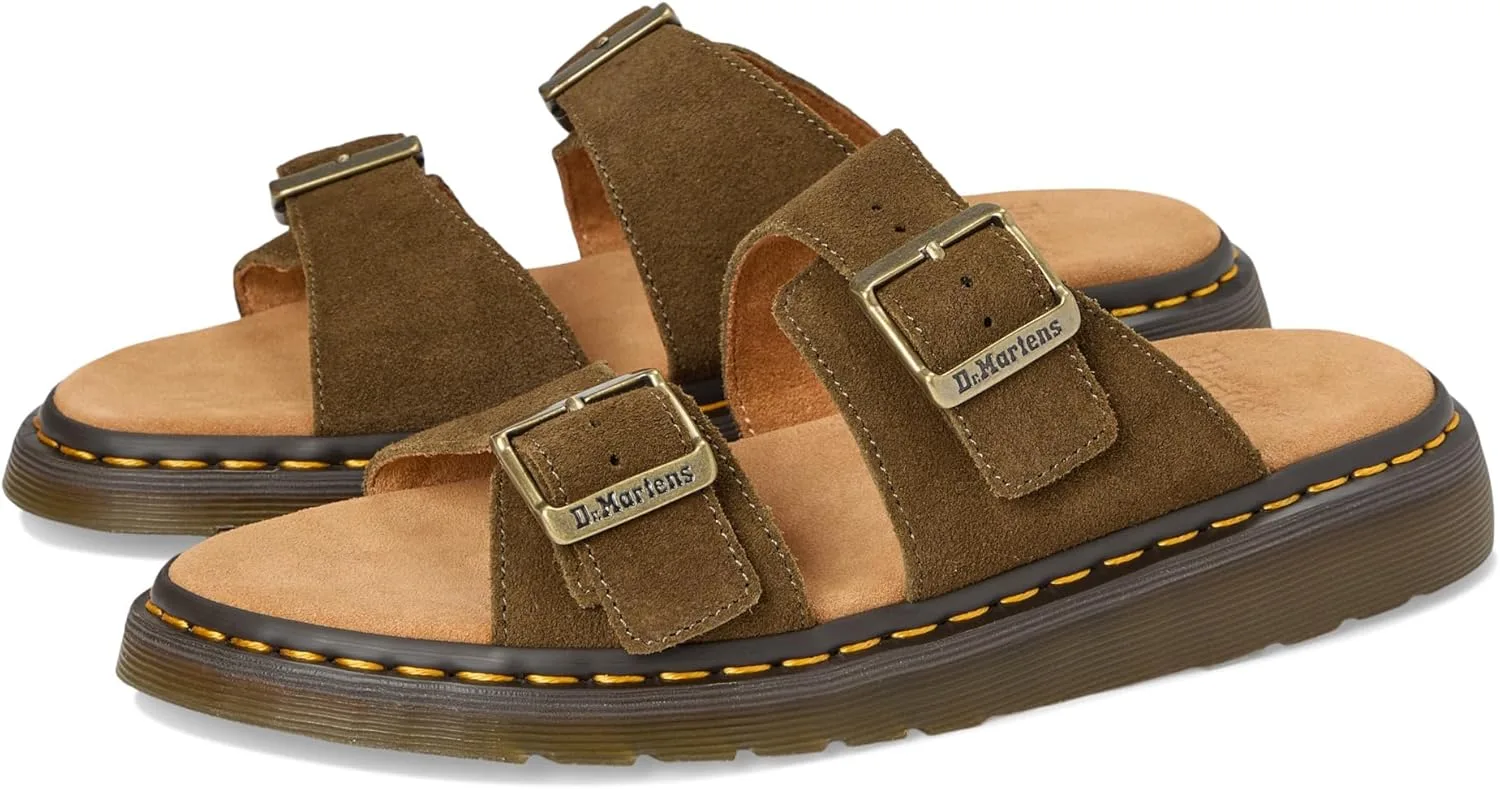 Сандалии Dr. Martens Josef Slide, оливковый
