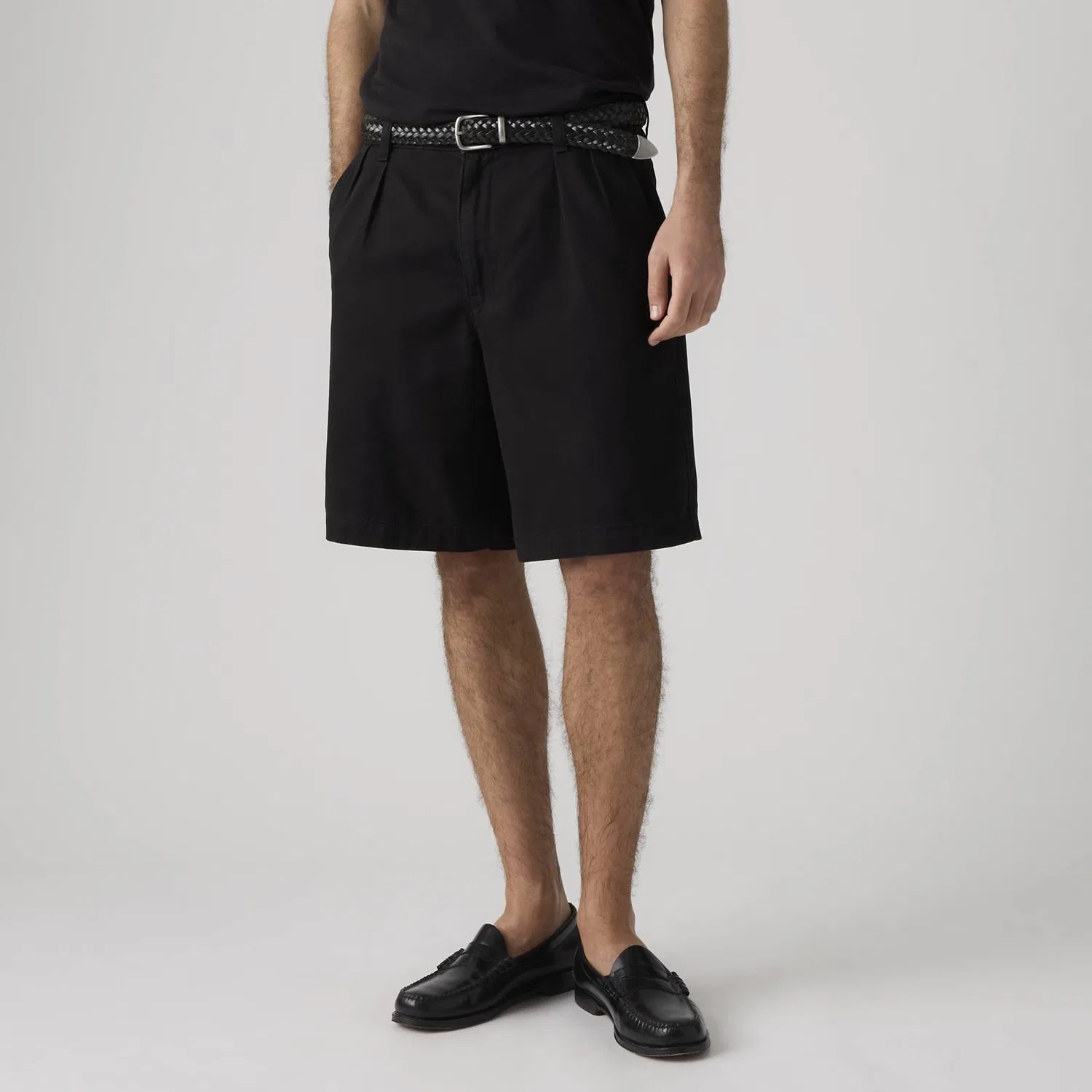 Шорты джинсовые Levis Black — фото 4