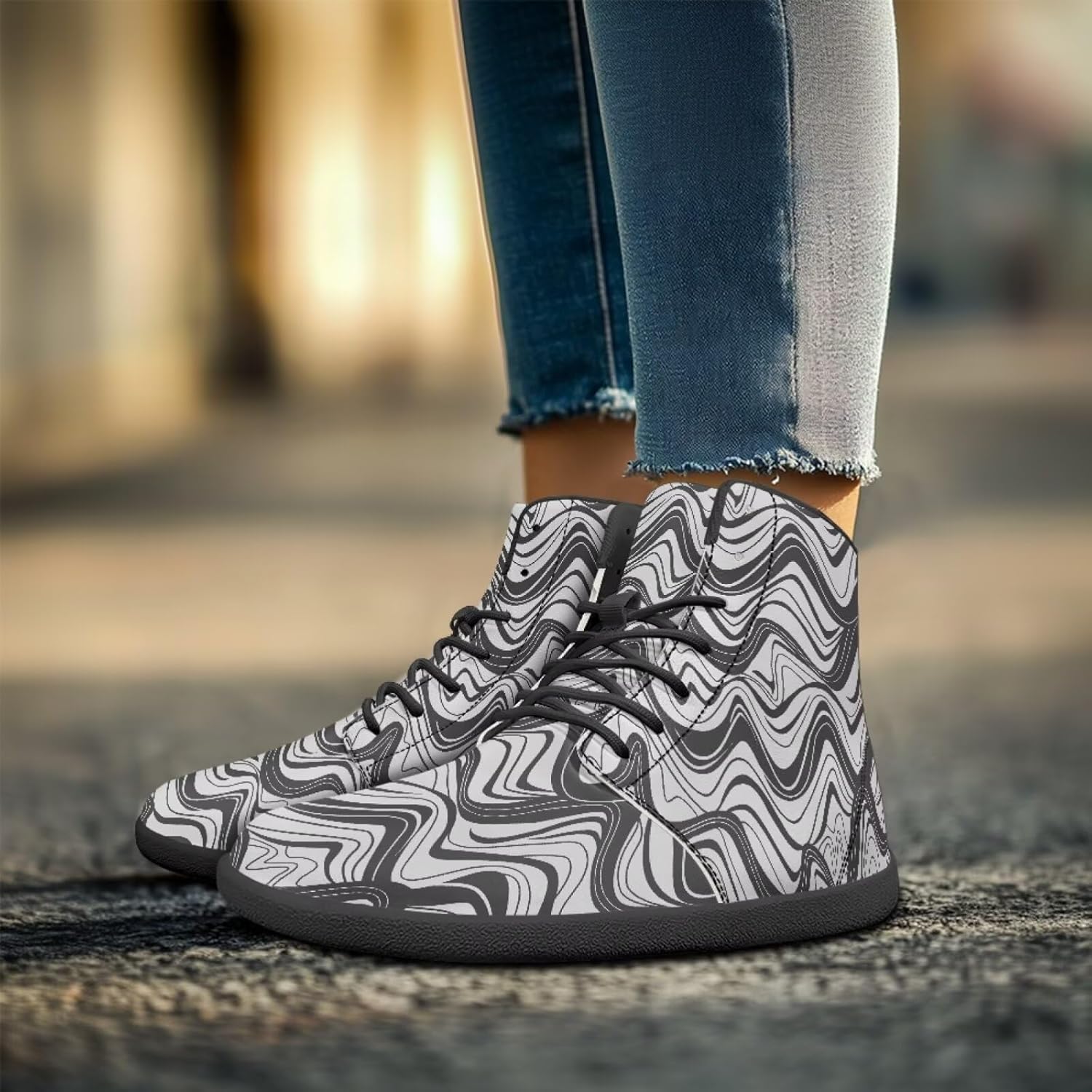Кроссовки Binienty Fashion Barefoot Flat для мужчин и женщин, серый — фото 3