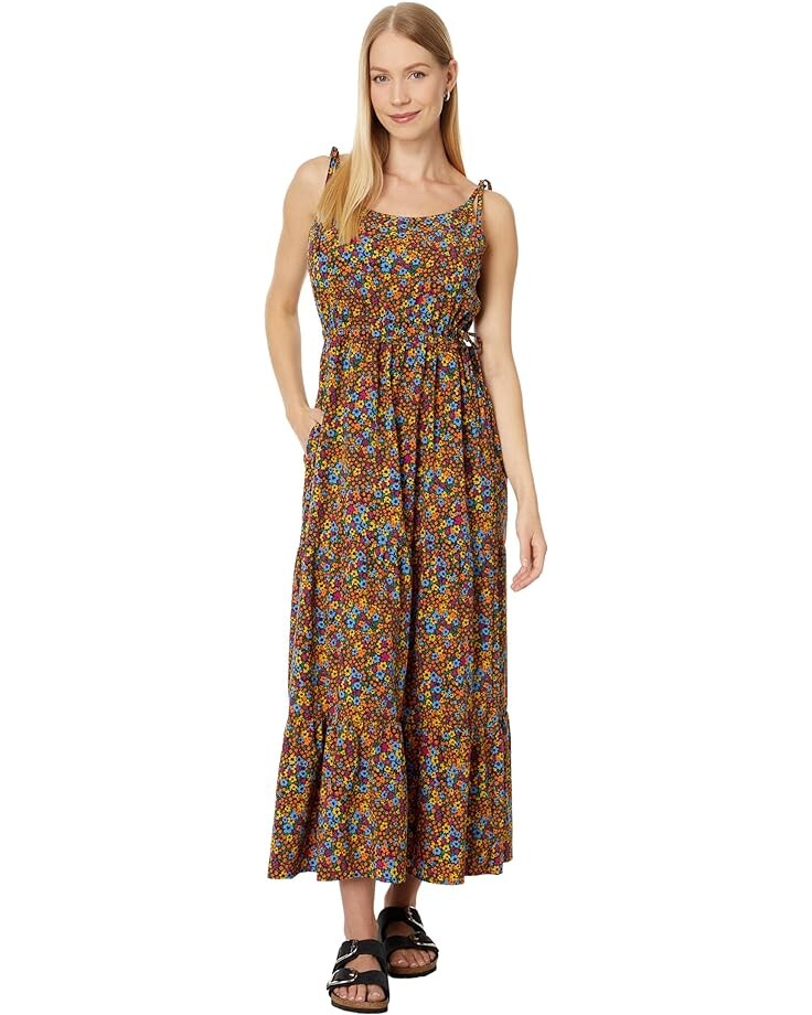 

Платье Toad&Co Sunkissed Tiered Sleeveless, цвет Black Micro Floral Print