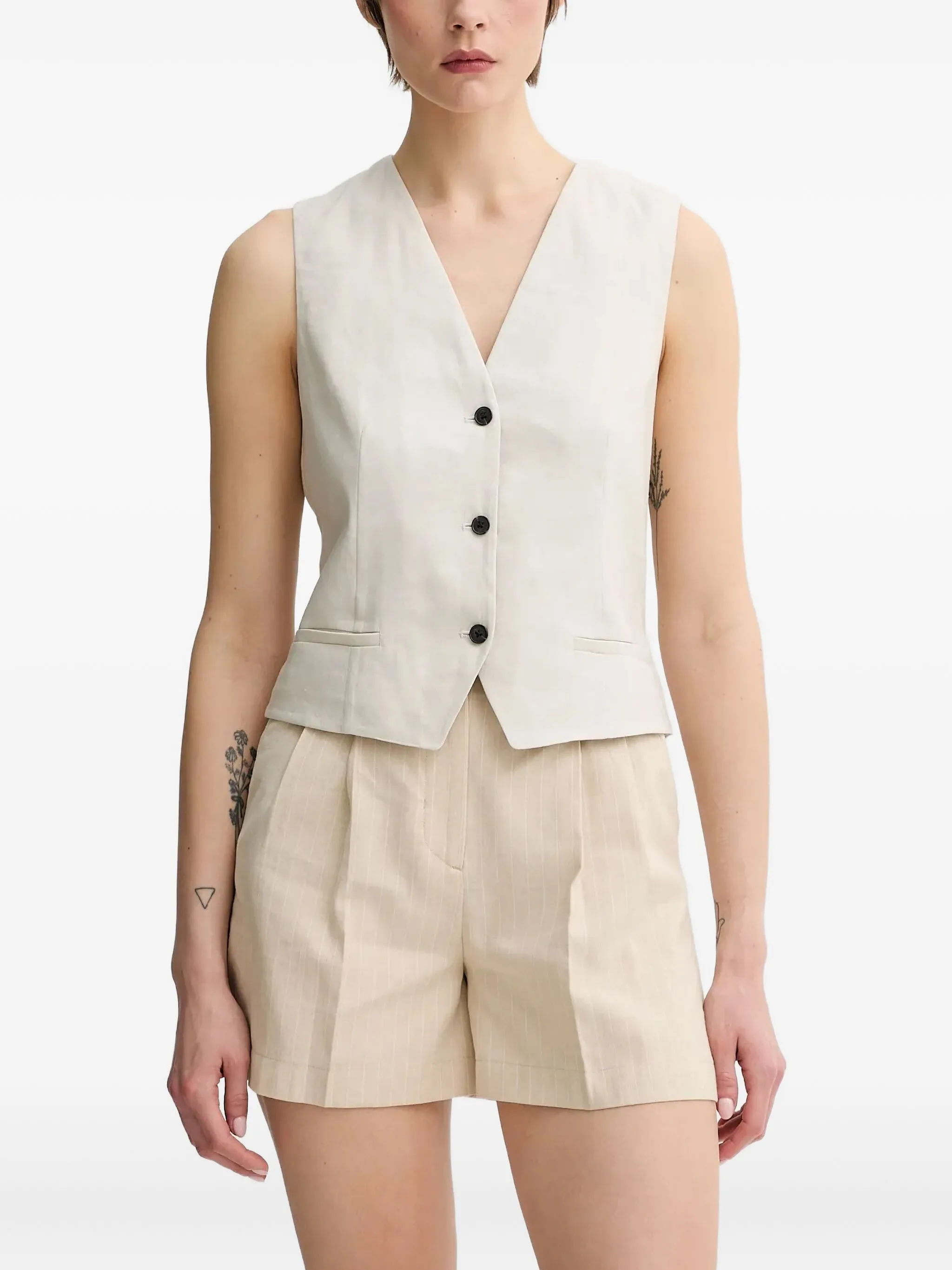 

Жилет на пуговицах Marc O'Polo, бежевый