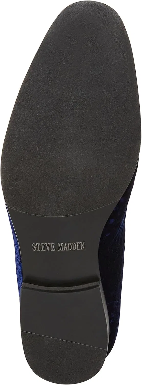Мужские туфли Steve Madden с приподнятой подошвой, Blue Velvet — фото 4