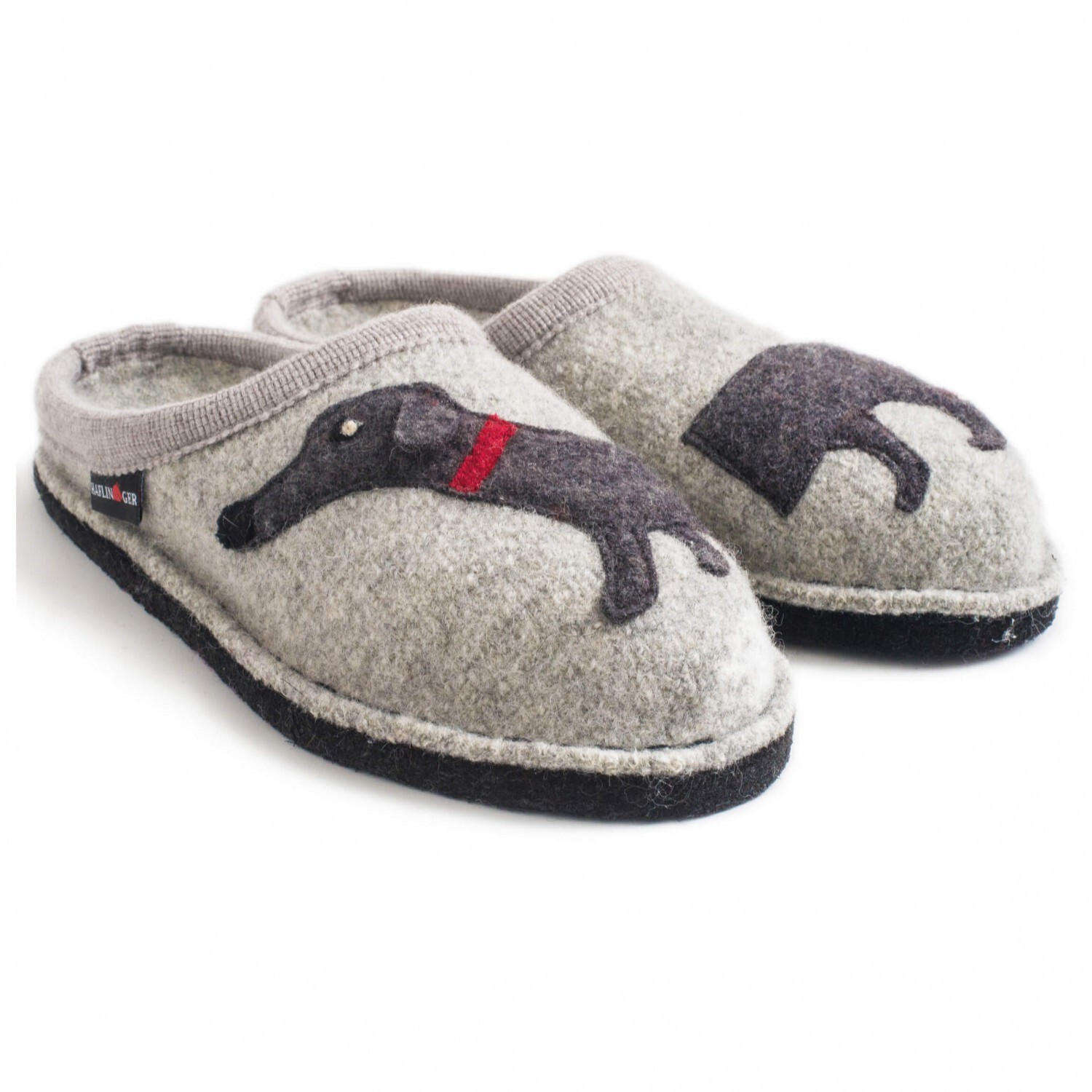 

Домашние тапочки Haflinger Flair Doggy, цвет Stone Grey Melange