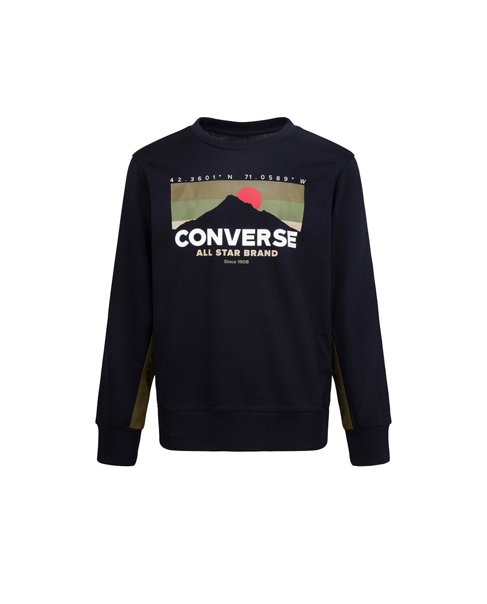 

Толстовка с длинными рукавами Converse, черный