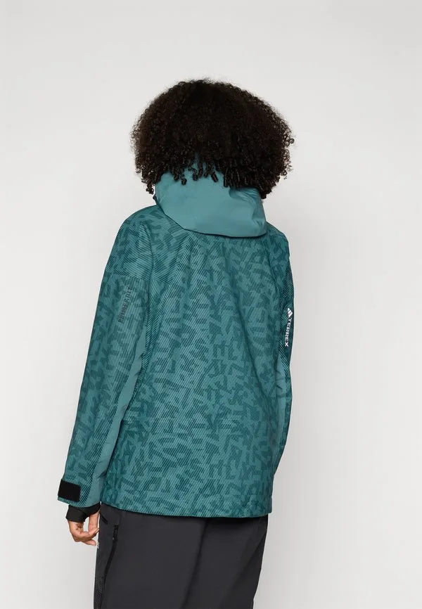 Куртка из жесткого материала Adidas Terrex, Aurora Ivy/Preloved Teal — фото 3