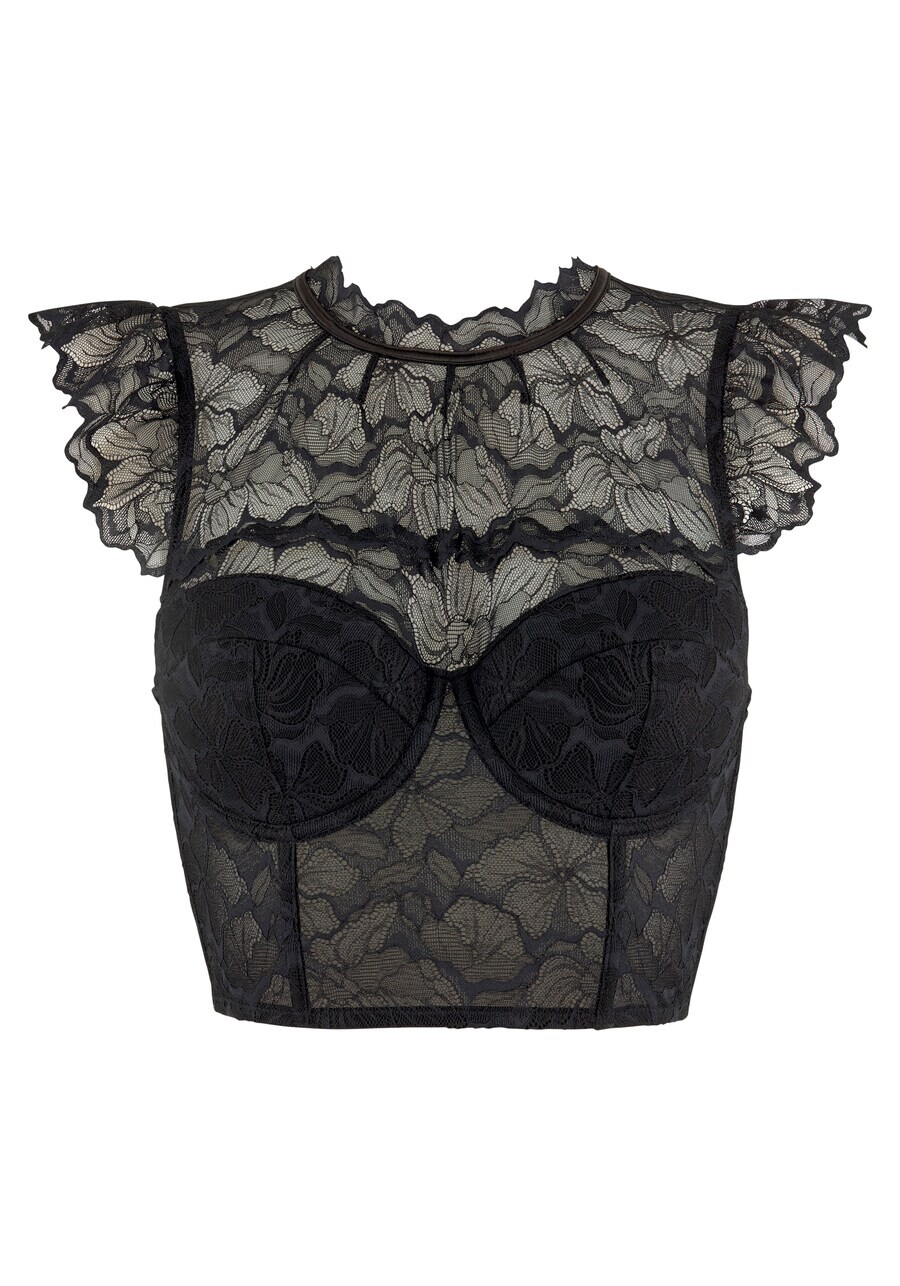 

Бюстгальтер на косточках LASCANA Bra, черный