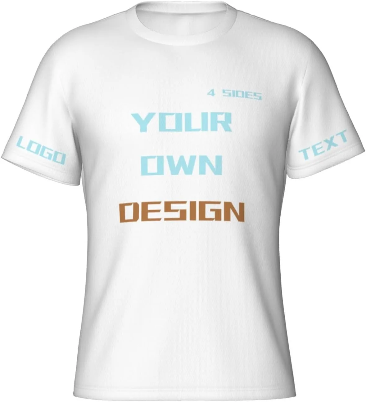 

Футболка Custom с принтом на 4 сторонах