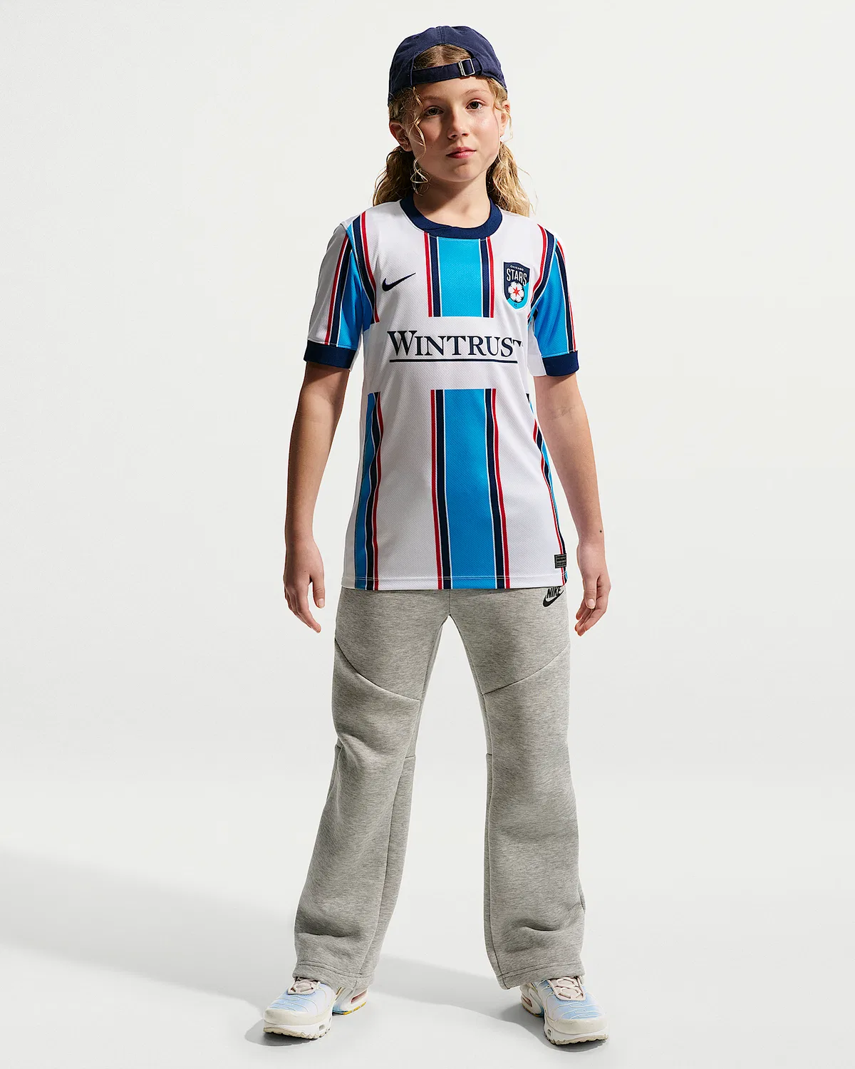 Детская футболка Nike Dri-FIT Replica Jersey Chicago Stars Stadium Edition, Blue Glow — фото 4
