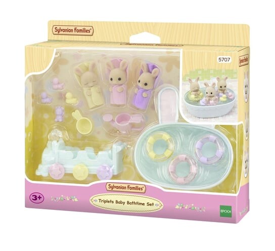 

Sylvanian Families, Купание тройни Silvanian Family