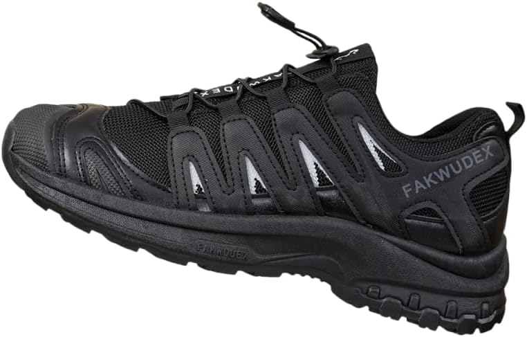 

Мужские летние повседневные кроссовки низкие с сеткой - дышащие и легкие, модные спортивные туфли, подходящие для повседневной носки и активного отдыха, обеспечивающие комфортное ощущение Hoalox, черный