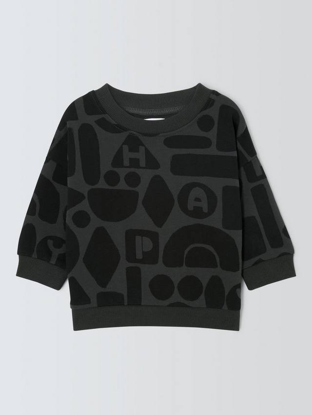 

Детский свитшот с принтом в виде фигурок John Lewis, Charcoal