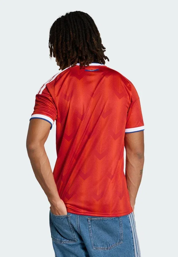 Футболка Chile 26 home national team wear Adidas Performance, активный красный — фото 2