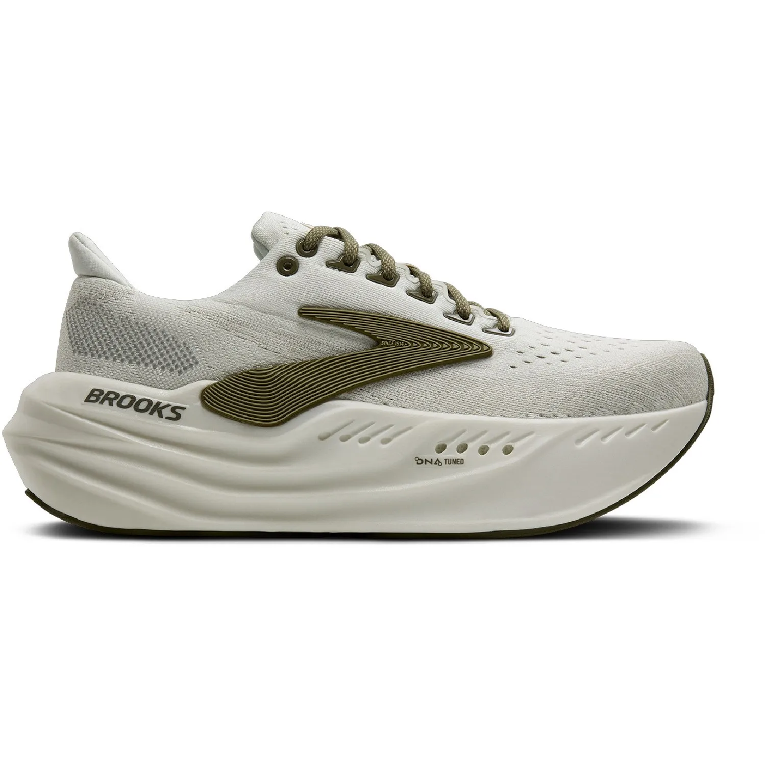 

Глицериновые марафонские кроссовки мужские Brooks, Grey/Dusty Olive/Tea