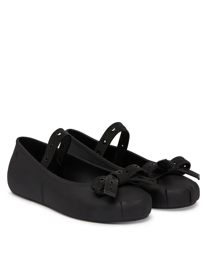 Балетки мини Melissa Sophie Crush Inf 37837 черные — фото 2
