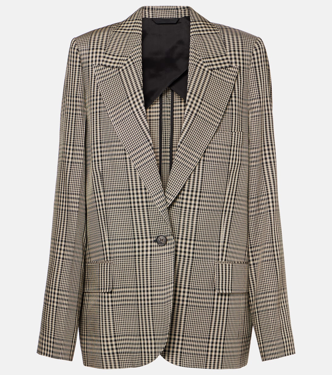

Клетчатый блейзер Acne Studios, Multi Brown