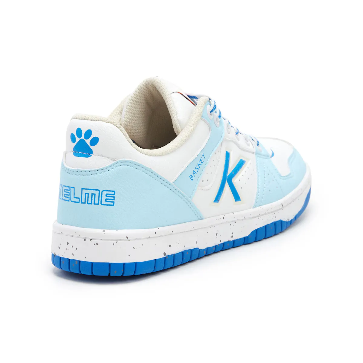 Кроссовки унисекс Kelme Retrobasket 2.0 повседневные, белый/синий — фото 4