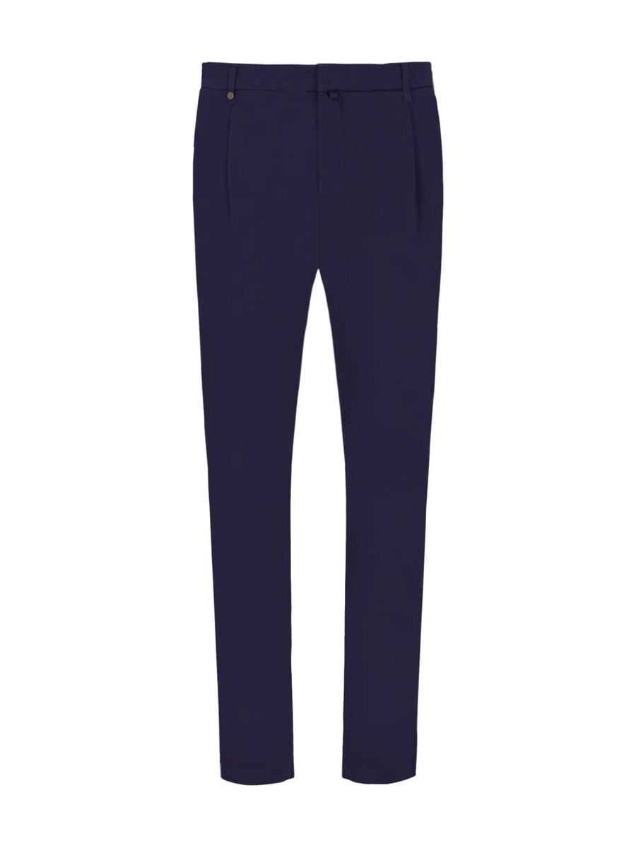 

Узкие брюки со складками спереди Distretto12 Giron, темно-синий