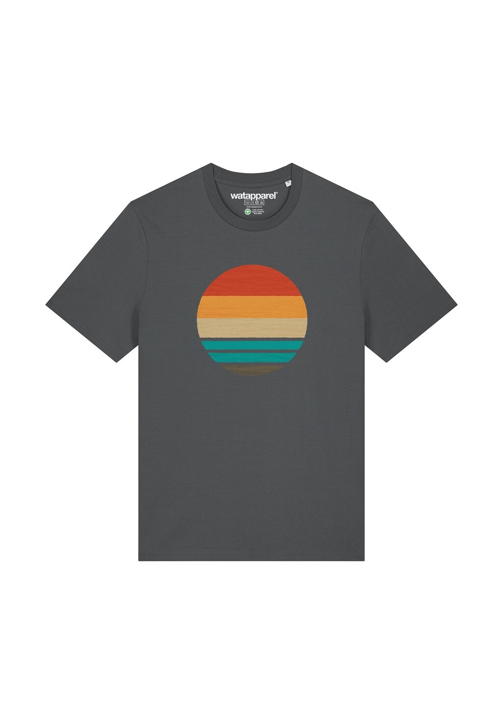 

Футболка с принтом watapparel, серый